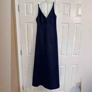 Nicole Miller satin Navy dress